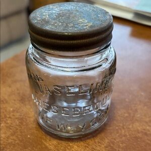 Vintage Blue Seal Vaseline Jar